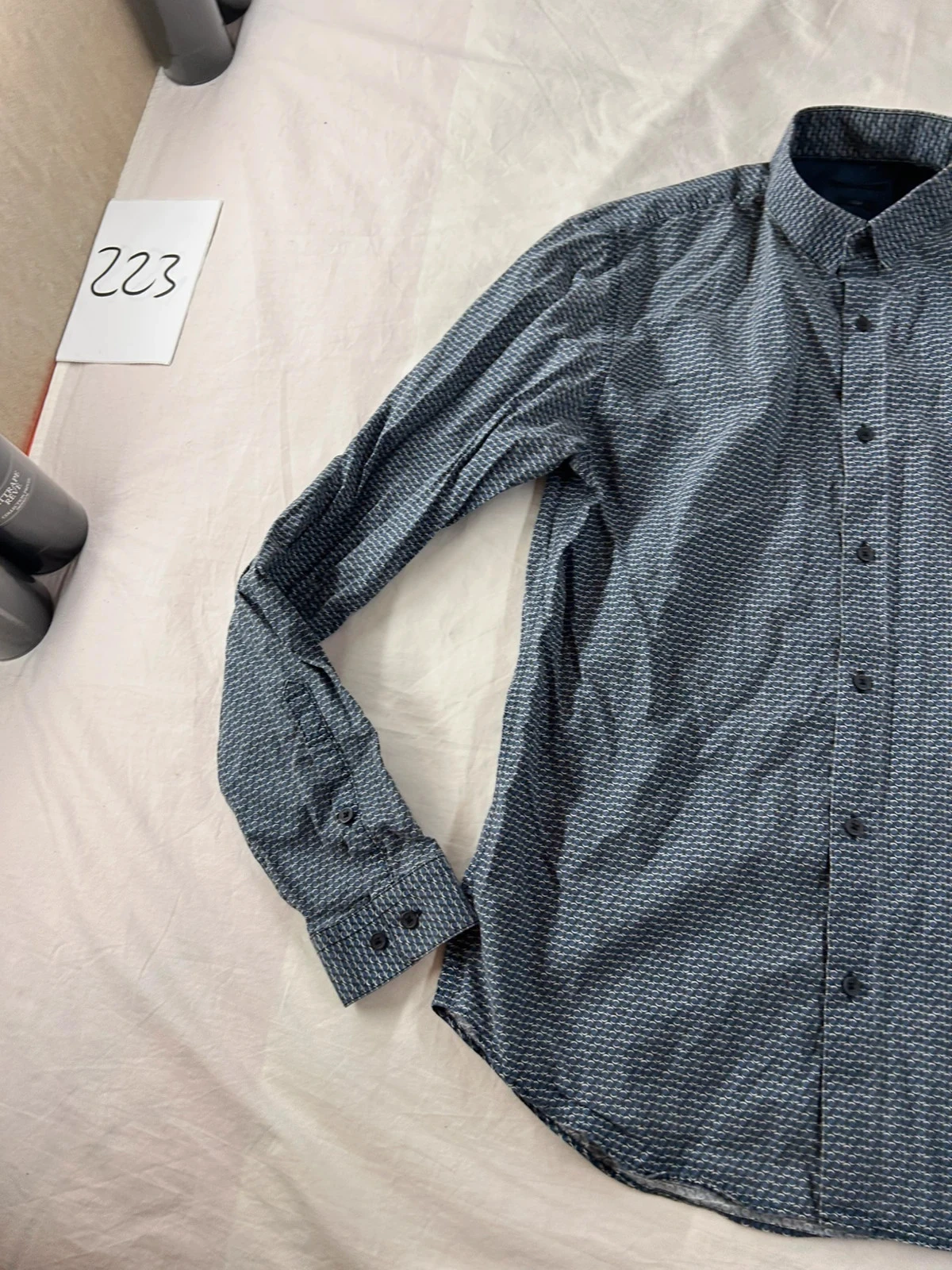 Camisa com estampa preto e cinza ikks vintage – photo 3